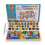 Joc logaritmic Montessori 4 în 1, cu cifre