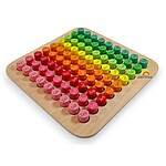 Joc educativ din lemn Tabla înmulțirii cu 81 de pioni - imagine 3