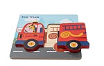Puzzle mic 3D Mașină de pompieri - imagine 2