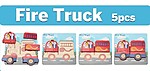 Puzzle mic 3D Mașină de pompieri - imagine 3