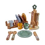 Set de vase pentru bucătărie din lemn, Kabi - imagine 2