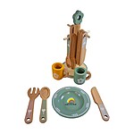 Set de vase pentru bucătărie din lemn, Kabi - imagine 4