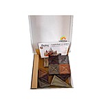 Set de construcție cu 50 de magneți transparenți, Onshine Magnetic Tiles - imagine 3
