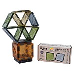 Set de construcție cu 20 de magneți transparenți, Onshine Magnetic Tiles