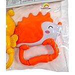 Set de 2 jucării zornăitoare pentru bebeluși - arici și albinuță - culoarea se oferă aletoriu - imagine 11