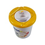 Pahar pictură cu capac anti-vărsare, dimensiuni 8 x 8.5 cm – culori diferite, se va expedia aleatoriu - imagine 3