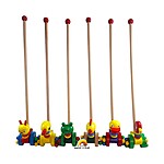 Jucărie de împins din lemn - diferite modele, se oferă aleatoriu