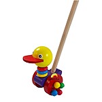 Jucărie de împins din lemn - diferite modele, se oferă aleatoriu - imagine 10