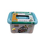 Joc Magnetic Sticks cu 64 piese, în cutie de plastic - imagine 4