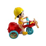 Tricicletă interactivă cu sunete și  lumini  - roșie - imagine 3