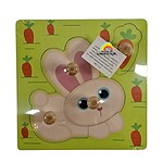 Puzzle încastru mic cu iepuraș - imagine 2