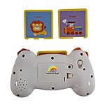 Jucărie interactivă pentru bebeluși cu sunete și lumini – consolă cu 3 carduri - imagine 3