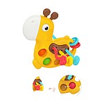 Jucărie senzorială, de dentiție și de motricitate pentru bebeluși - Girafă - imagine 3