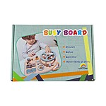 Planșă de activități Montessori Busy Board cu volan, oglindă și claxon - imagine 2