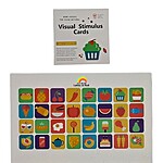 Set 16 Carduri pentru stimulare vizuală, 32 de imagini multicolore, pentru 12 – 36 luni