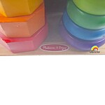 Piramidă dublă de stivuire din lemn - imagine 6