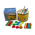 Joc educativ de sortare și clasificare culori și forme 3 în 1