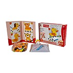 Joc creativ din plastic Mozaic cu 128 piese, model Animale - imagine 7