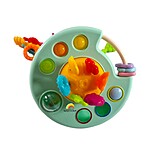 Jucărie senzorială, de dentiție și de motricitate pentru bebeluși OZN Montessori, 10 luni+ - imagine 8