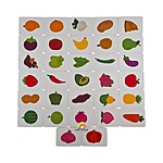 Puzzle educativ de asociere din carton - model cu fructe și legume, 2 piese - imagine 3
