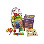 Cub de activități Montessori 10 în 1 Treasure Chest - imagine 4