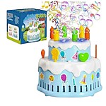 Jucărie tip Tort albastru pentru făcut baloane de săpun