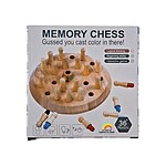Joc de memorie din lemn Memory Chess cu 24 pioni din lemn - imagine 3