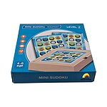 Joc de logică și memorie Mini Sudoku magnetic cu fenomene atmosferice (stările vremii), nivel 2 pentru 4-6 ani (cu tăbliță albă magnetică și tăbliță pentru cretă) - imagine 11