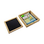 Joc de logică și memorie Mini Sudoku magnetic cu fenomene atmosferice (stările vremii), nivel 2 pentru 4-6 ani (cu tăbliță albă magnetică și tăbliță pentru cretă) - imagine 6