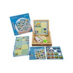 Joc de logică și memorie Mini Sudoku magnetic cu fenomene atmosferice (stările vremii), nivel 2 pentru 4-6 ani (cu tăbliță albă magnetică și tăbliță pentru cretă) - imagine 3