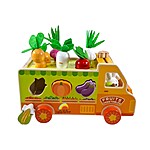 Joc educativ multifuncțional Camionul de sortat fructe și recoltat legume - imagine 3