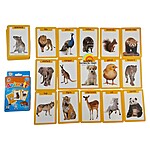 Carduri cognitive cu animale în limba română și engleză - set 36 cartonașe educative - imagine 3