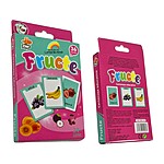 Carduri cognitive cu fructe în limba română și engleză - set 36 cartonașe educative - imagine 5