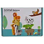 Joc de echilibru din lemn cu animale și cartonașe – Animal Balance - imagine 4