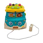 Jucărie muzicală autobuz interactiv cu activități- culoare verde - imagine 5