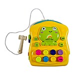 Jucărie muzicală autobuz interactiv cu activități- culoare verde - imagine 7