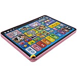 Tabletă educativă interactivă pentru copii – activități în Română & Engleză, cu sunete, litere, cifre, animale și muzică - culoare roz - imagine 5