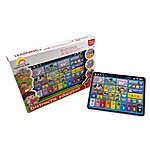 Tabletă educativă interactivă pentru copii – activități în Română & Engleză, cu sunete, litere, cifre, animale și muzică - culoare roz - imagine 7