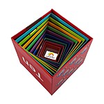 Cuburi de stivuit din carton cu animale și cifre – Turn Montessori cu 10 cuburi din carton gros - imagine 8