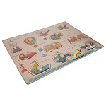 Puzzle încastru cu mijloace de transport, 11 piese - imagine 4