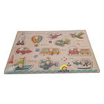 Puzzle încastru cu mijloace de transport, 11 piese - imagine 3