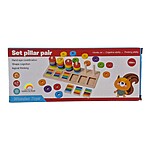 Joc Montessori din lemn de sortare după model - imagine 2