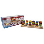 Joc Montessori din lemn de sortare după model - imagine 3