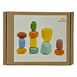 Pietre de stivuit și de echilibru din lemn – set cu 10 piese - imagine 7