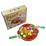 Joc educativ din lemn „Pizza” 🍕 - imagine 7