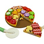 Joc educativ din lemn „Pizza” 🍕 - imagine 2