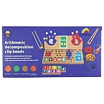 Joc multifuncțional de matematică și de asociere/îndemanare cu bile - Numără pe degete, învață operațiile matematice - imagine 7