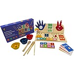 Joc multifuncțional de matematică și de asociere/îndemanare cu bile - Numără pe degete, învață operațiile matematice - imagine 2
