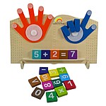 Joc multifuncțional de matematică – Numără pe degete și învață operațiile matematice - imagine 4