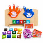 Joc multifuncțional de matematică – Numără pe degete și învață operațiile matematice